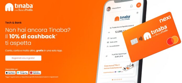 tinaba recensione conto app