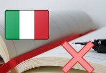 agenda con bandiera Italia