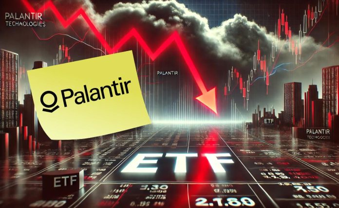 Sell-off su Palantir e andamento ETF