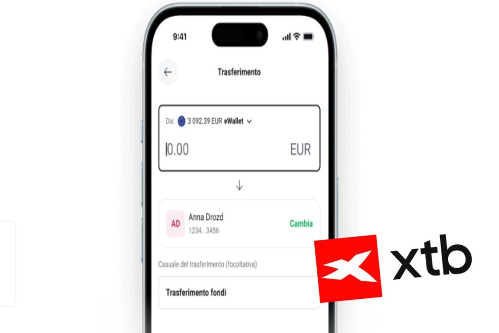 XTB mobile eWallet